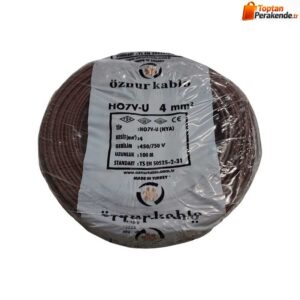 Öznur Nya Kablo 4 mm² Kahverengi ( H07v-U )